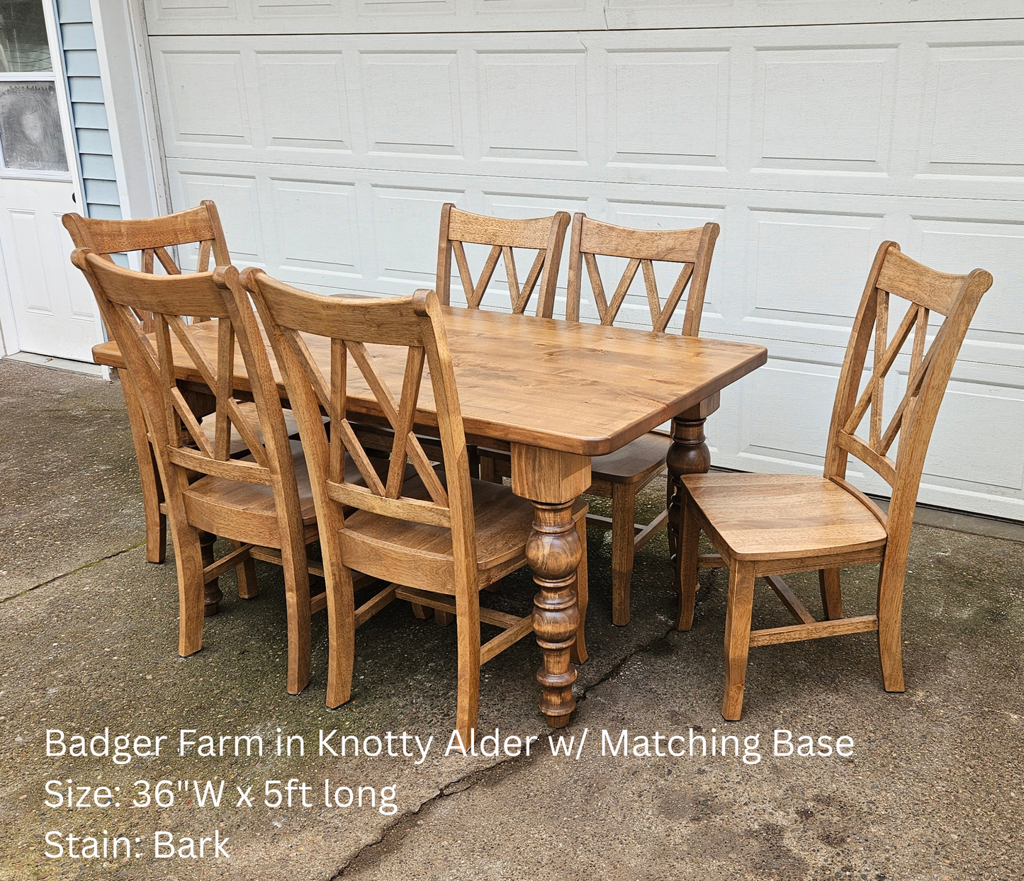 The Badger Farm Table - (Table Only)