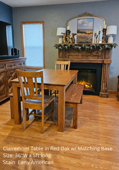 The Clairemont Table - (Table Only)