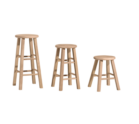 The Round Top Stool - Dining, Counter, Bar Height